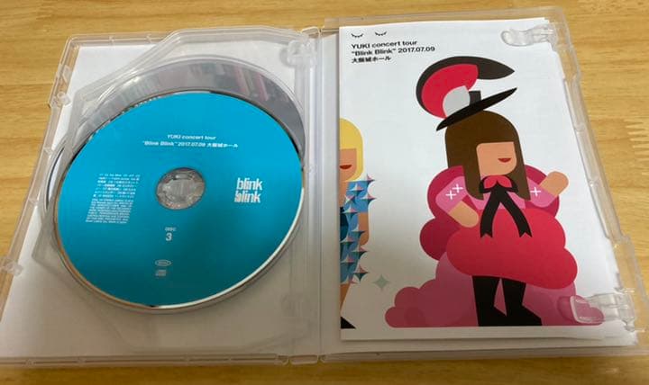 YUKI concert tour Blink Blink BD+CD 計３枚
