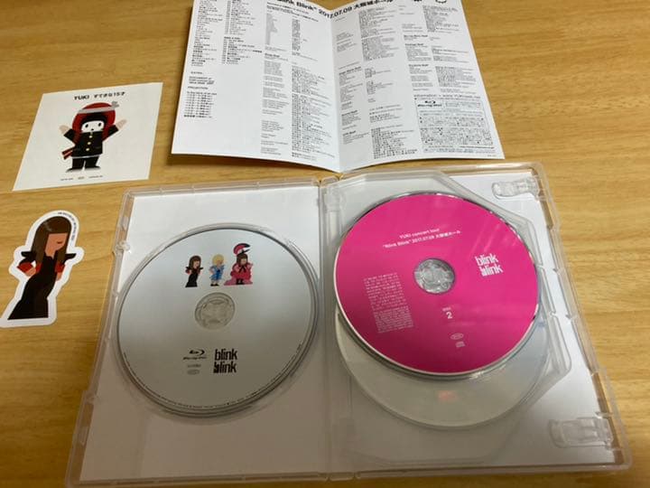 YUKI concert tour Blink Blink BD+CD 計３枚