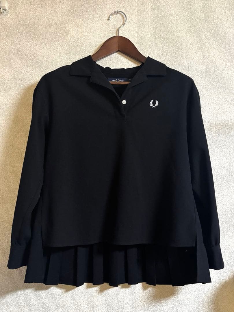 トップス FRED PERRY PLEATED BACK WOVEN SHIRT