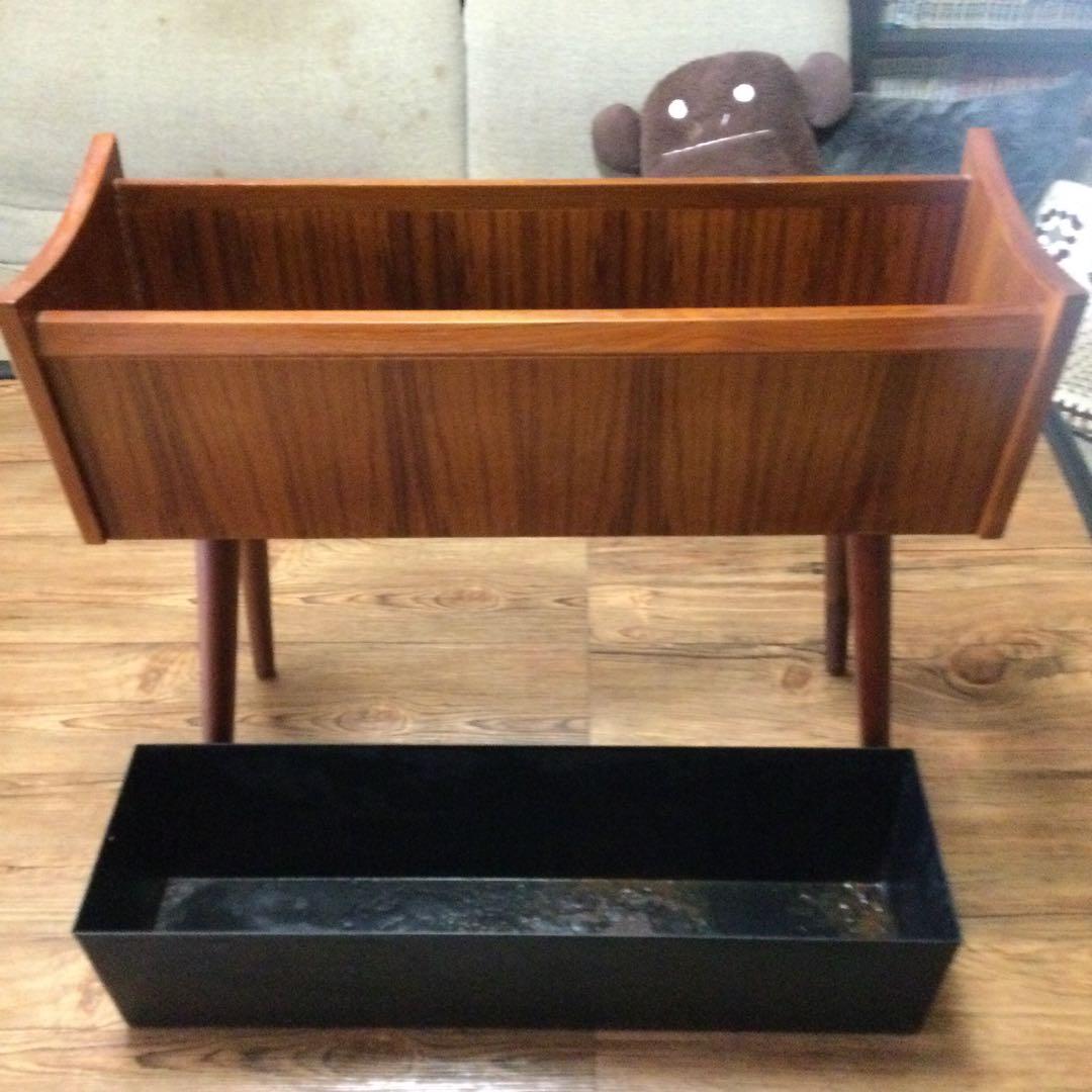 プランターボックス　北欧　チーク材　デンマーク製