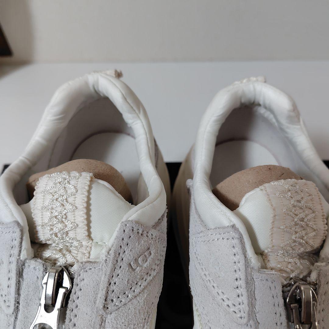 新品 UGG スニーカー 26cm 白 厚底 ファスナー zip