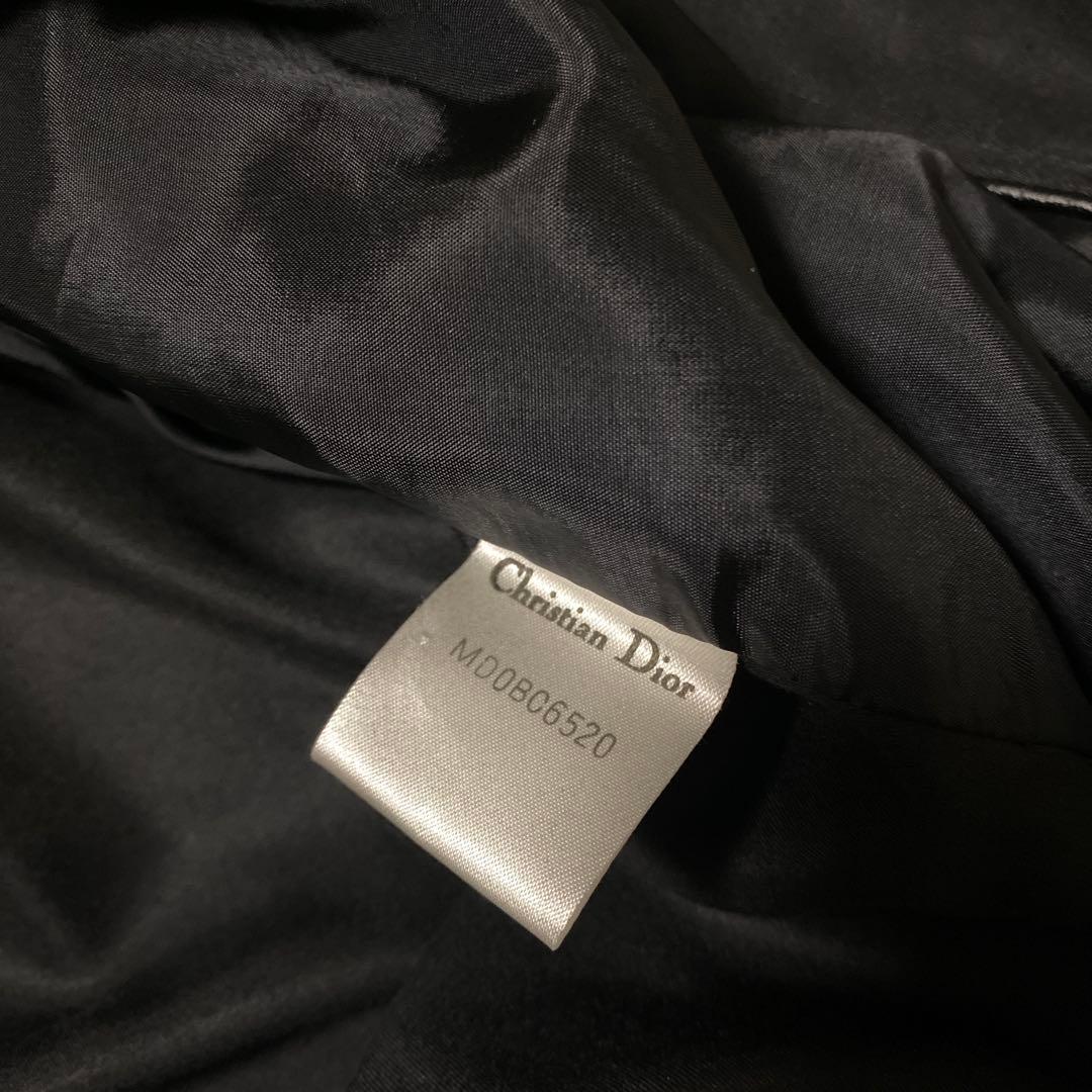 Christian Diorシルク スプリングコート レーヨン ベルト付き