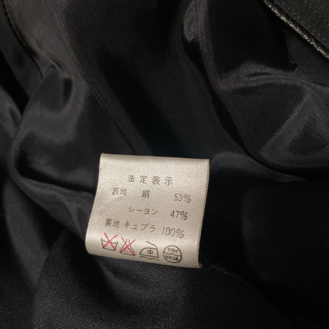 Christian Diorシルク スプリングコート レーヨン ベルト付き