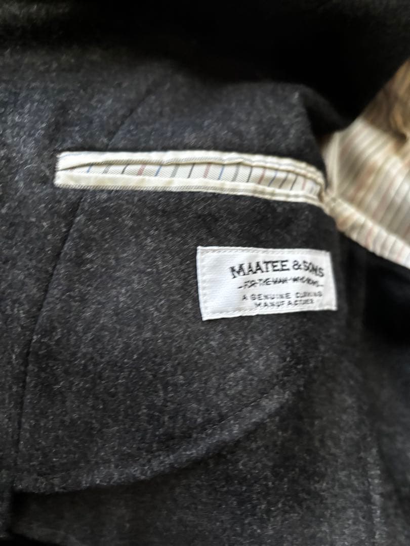 じ*ん様 Maatee&Sons フランネルダブルジャケット