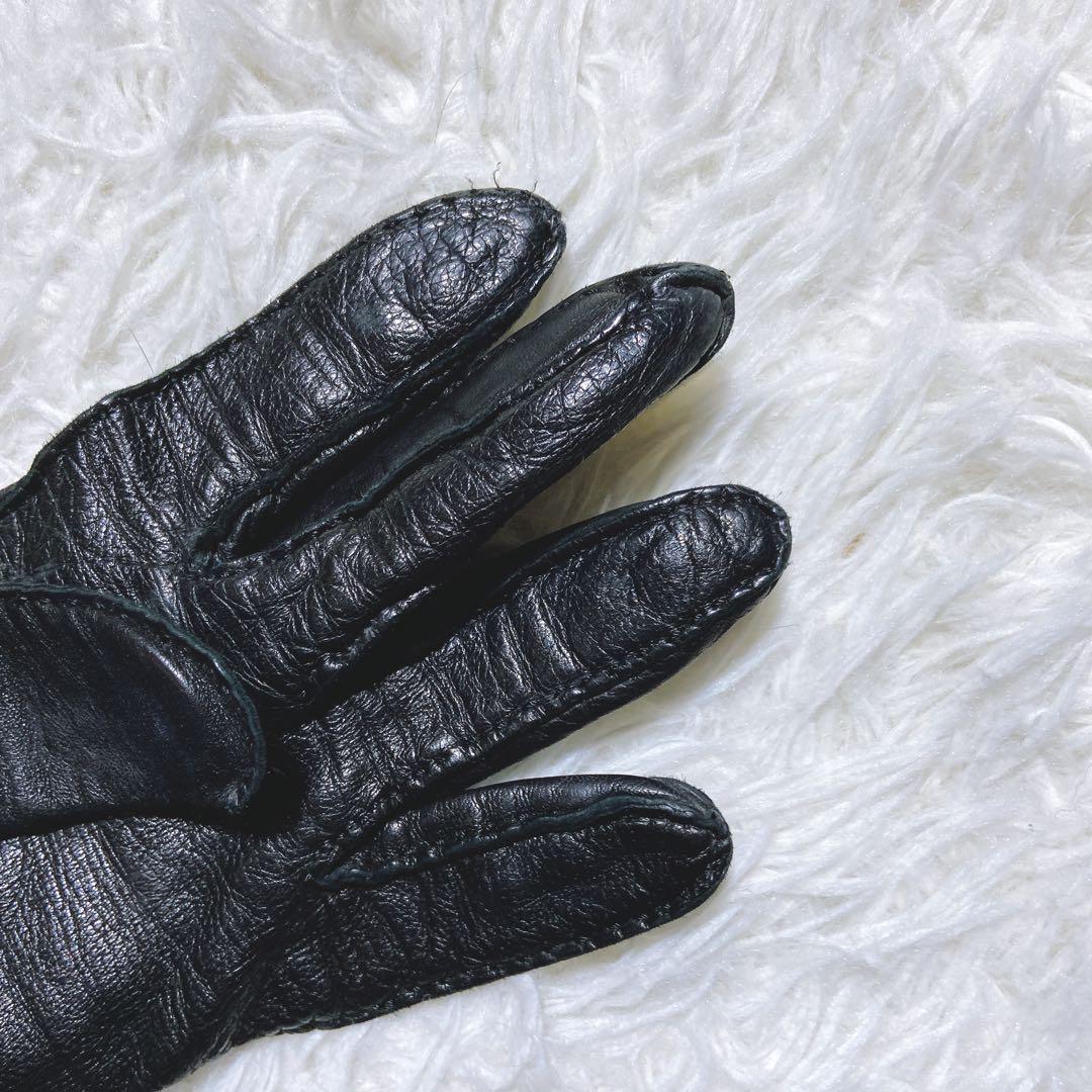 くっしー ⭐️PRADA プラダ　レザーグローブ　手袋　ラムスキン