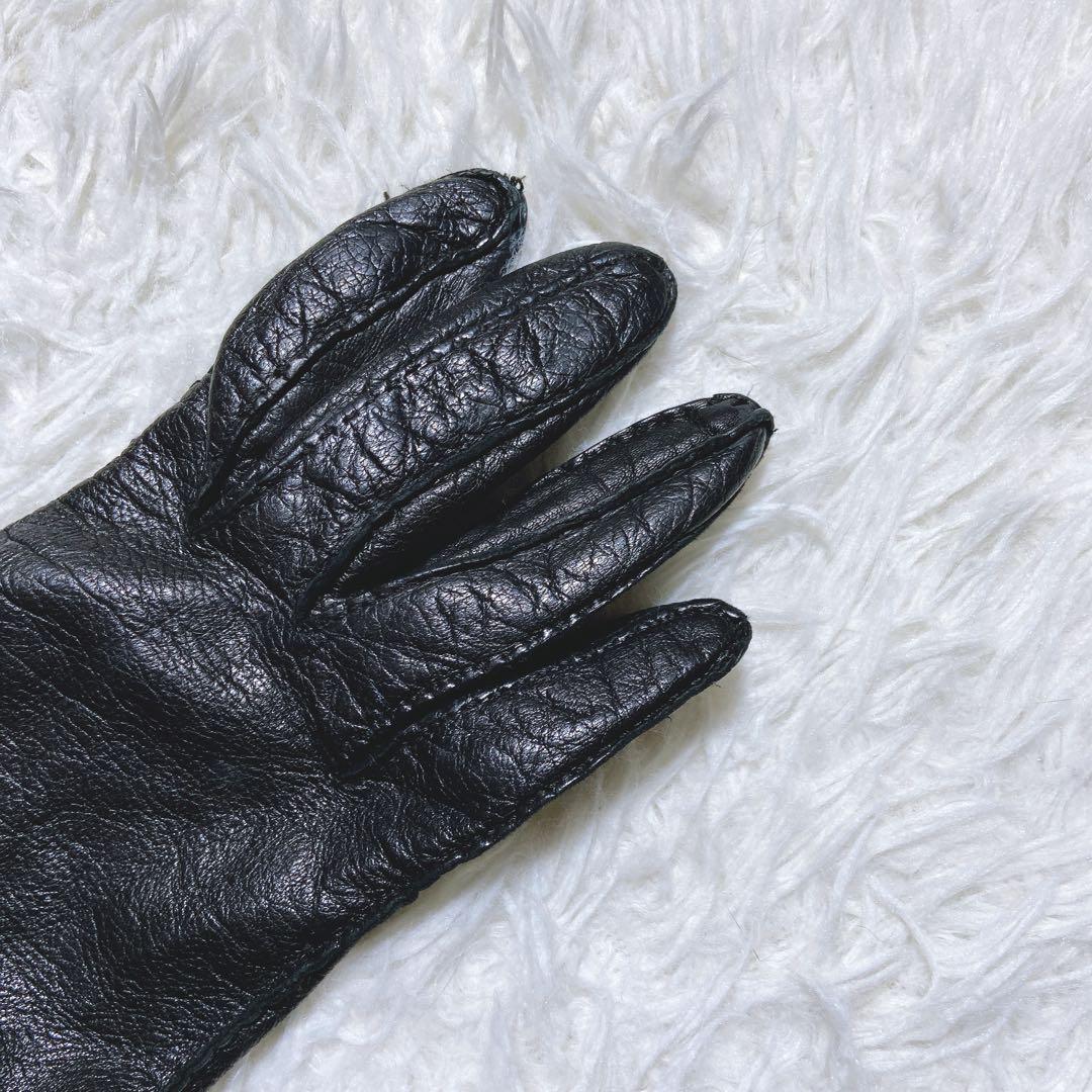 くっしー ⭐️PRADA プラダ　レザーグローブ　手袋　ラムスキン
