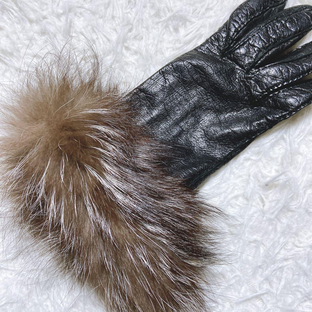 くっしー ⭐️PRADA プラダ　レザーグローブ　手袋　ラムスキン