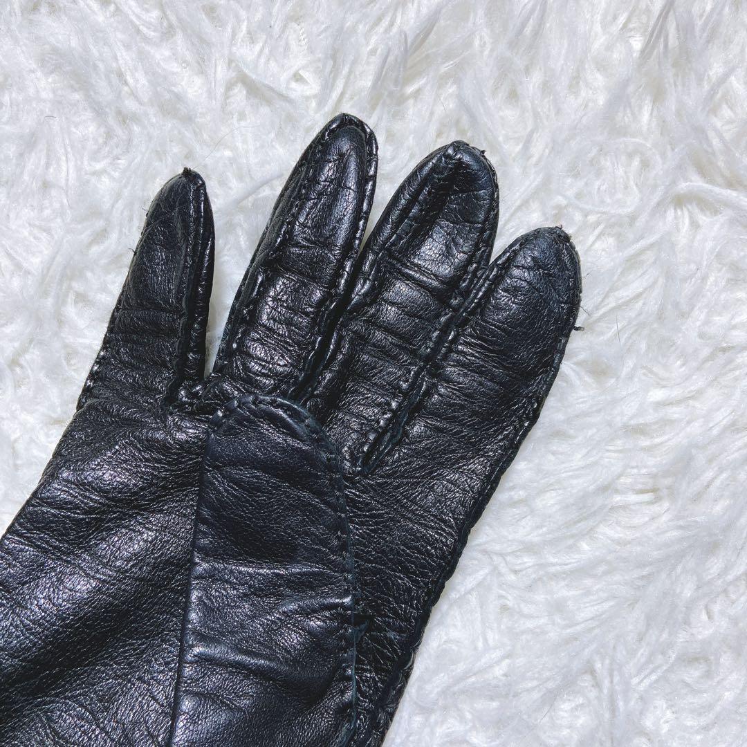 くっしー ⭐️PRADA プラダ　レザーグローブ　手袋　ラムスキン
