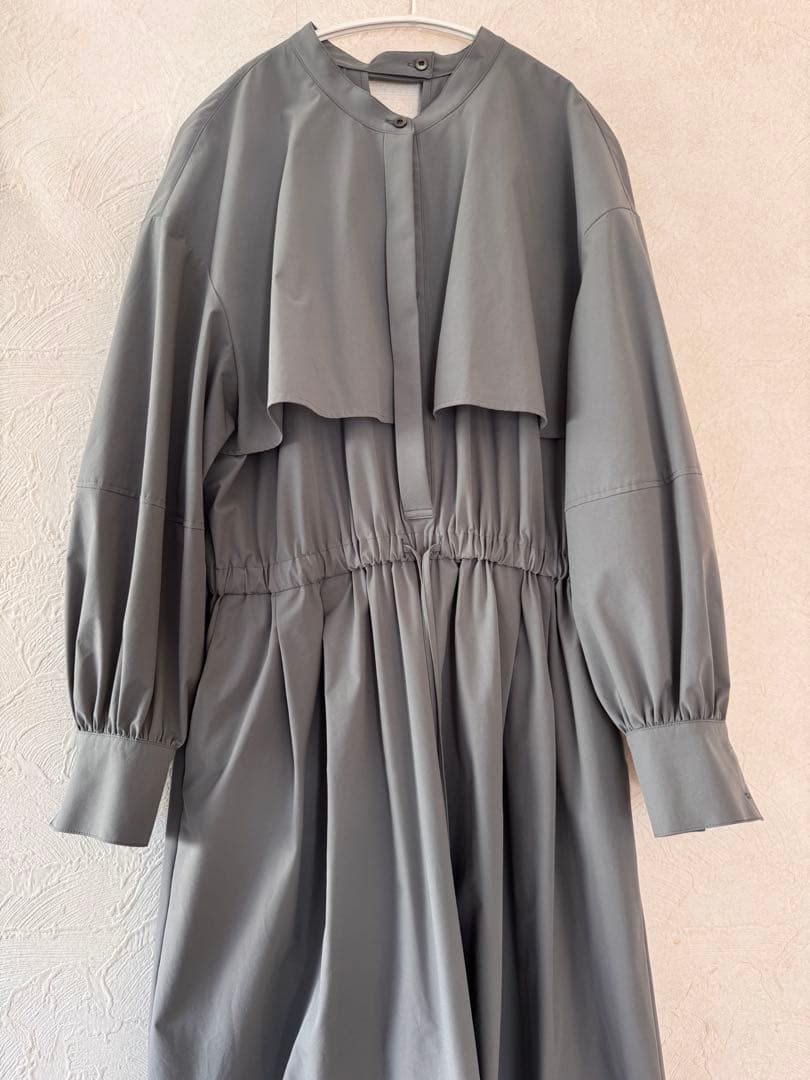 アドーア　オールインワン　グレー シャツワンピース 38