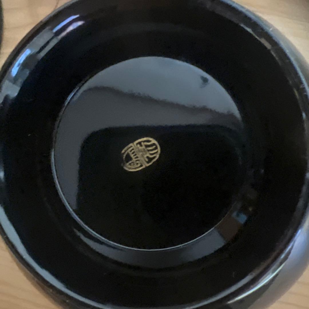 象彦　漆塗　雑煮　蓋つき煮物椀 5個セット