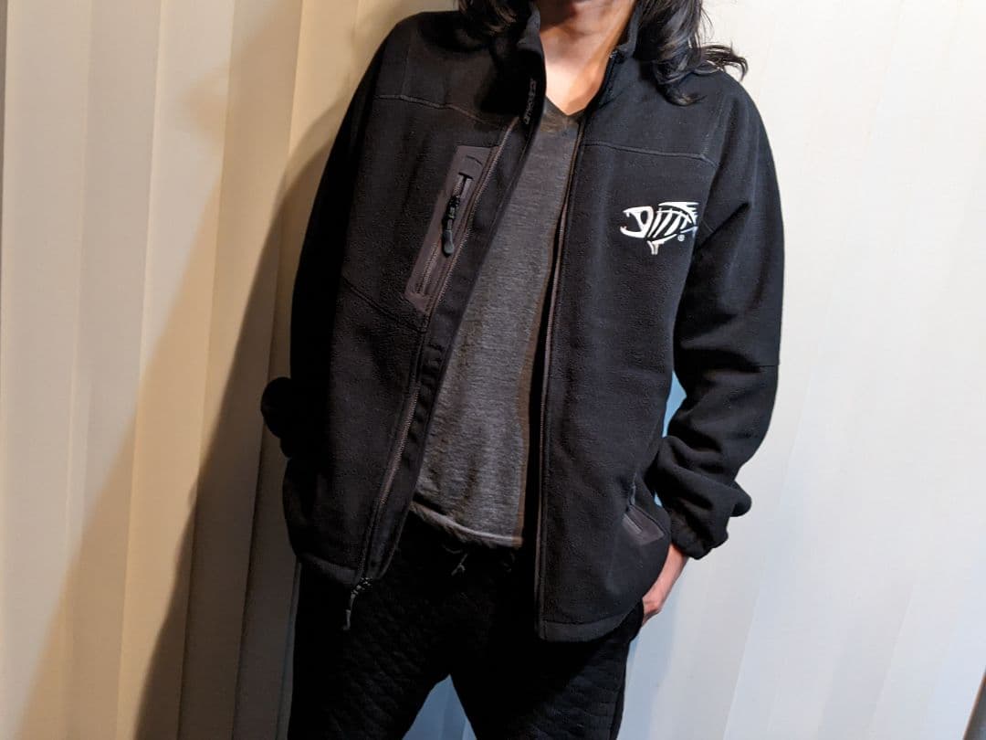 G.Loomis　フリース　ジャケット　アウター　ブルゾン　釣り　アウトドア　黒