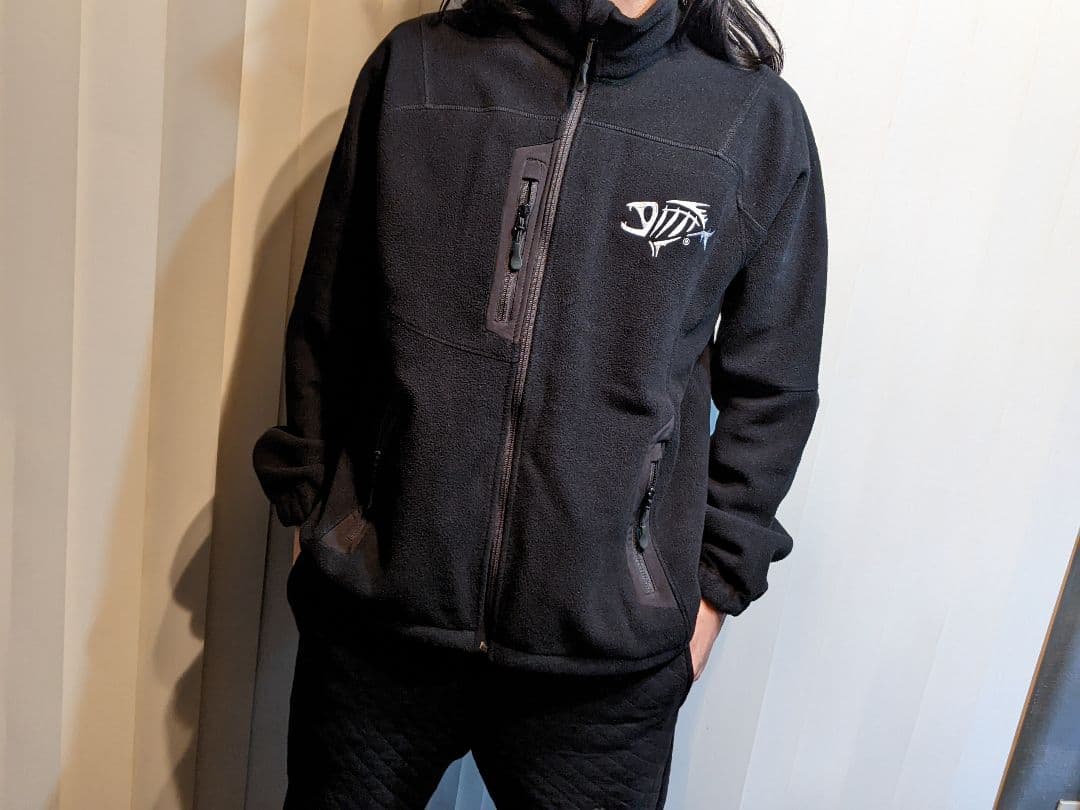 G.Loomis　フリース　ジャケット　アウター　ブルゾン　釣り　アウトドア　黒