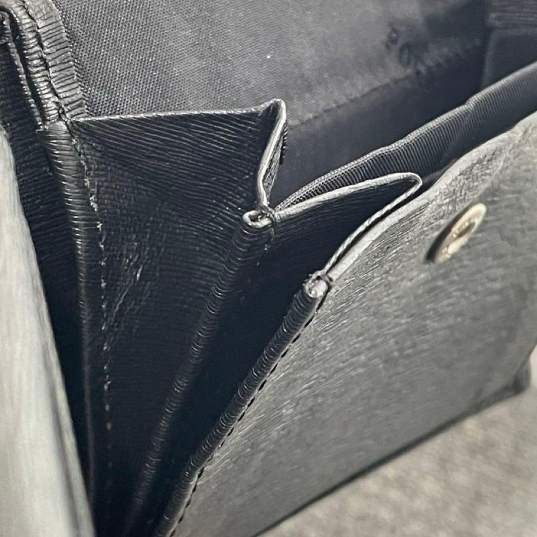 美品✨PORTER ポーター カレント 財布 ブラック 二つ折り 小銭入れ