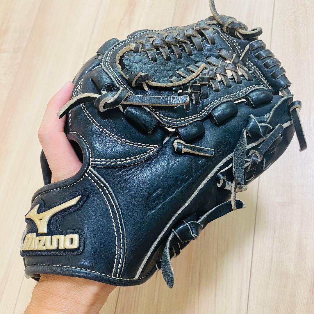 ★良品★ミズノ グローバルエリート Lシリーズ 一般 軟式グローブ 右投 内野手