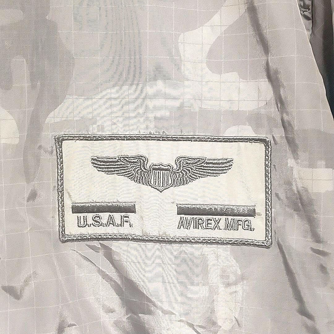希少2XL★AVIREX　70周年　L-2B　フライトジャケット　シルバーグレー
