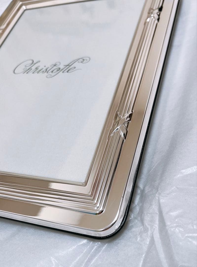 【未使用品】クリストフル CHRISTOFLE フォトフレーム リュバン 2L