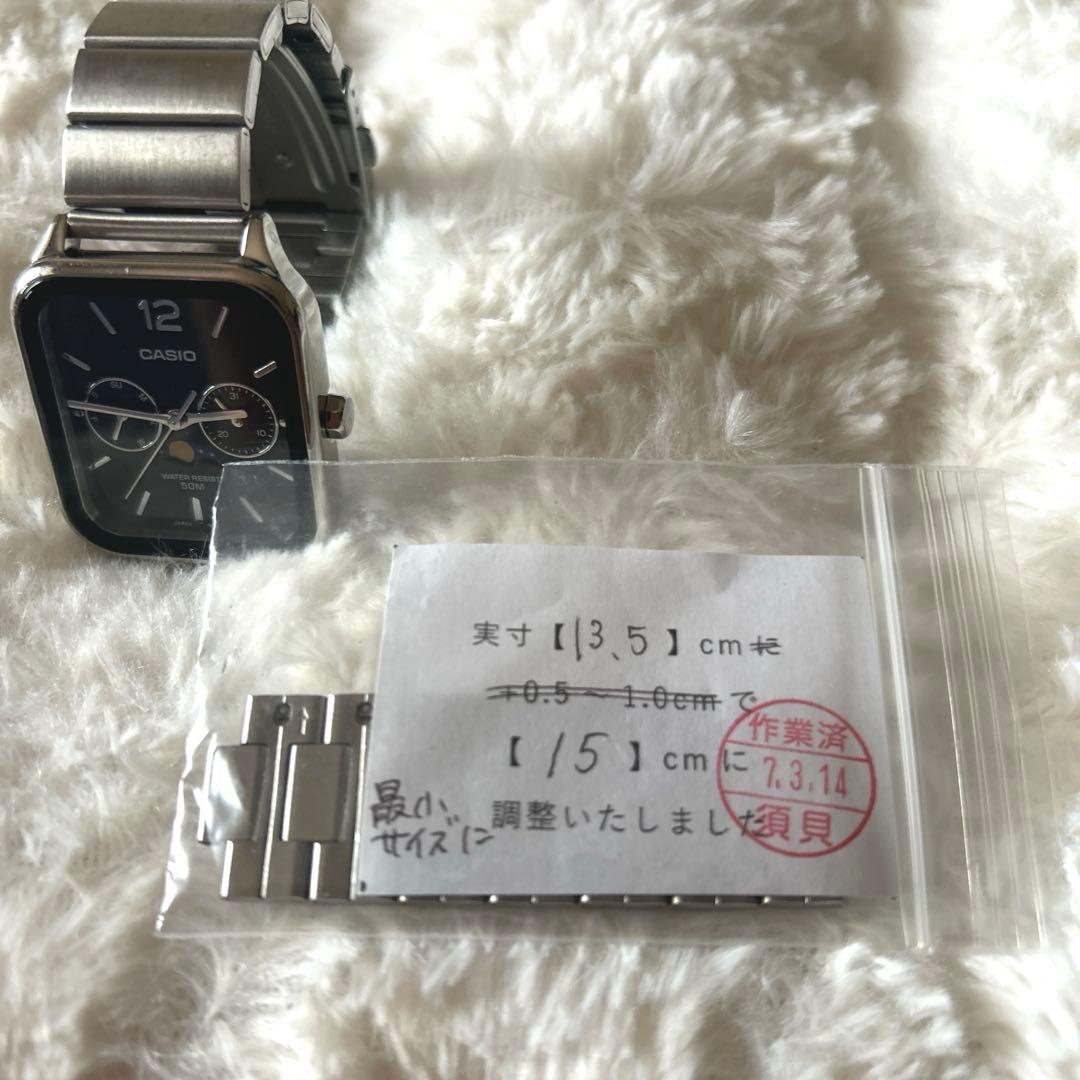 CASIO 腕時計　MTP-M305D ムーンフェイズ