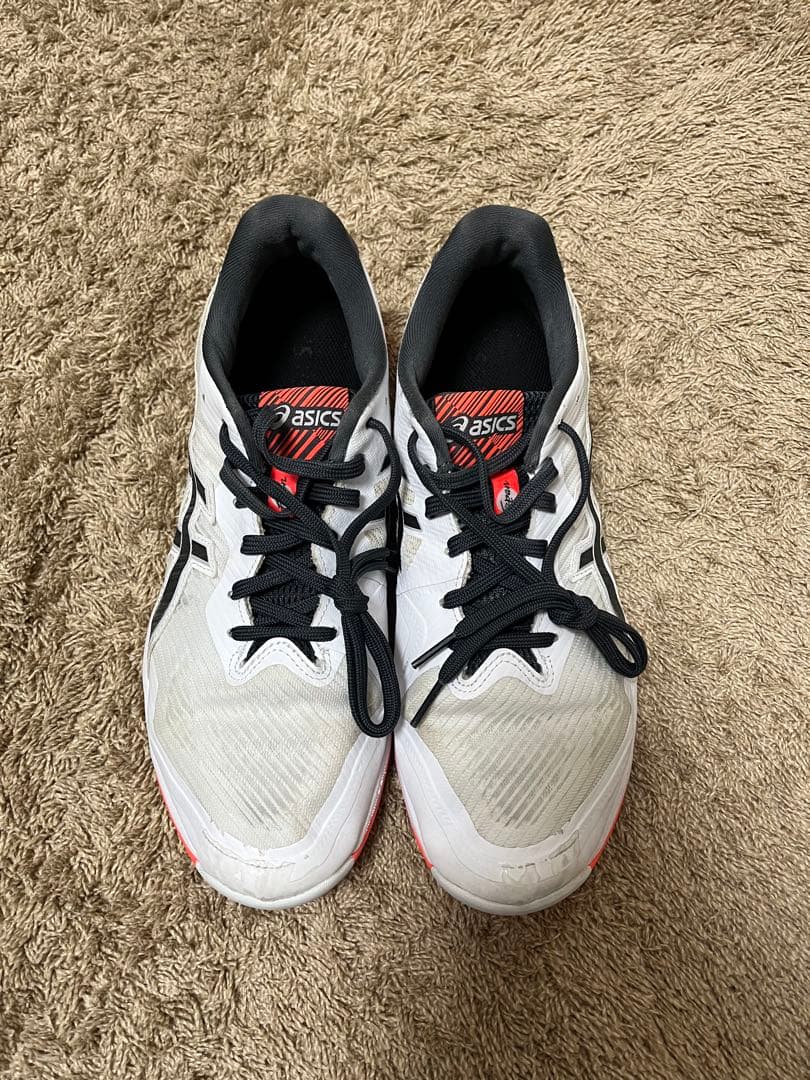 ASICS JAPAN バレーボールシューズ ホワイト/ブラック/オレンジ