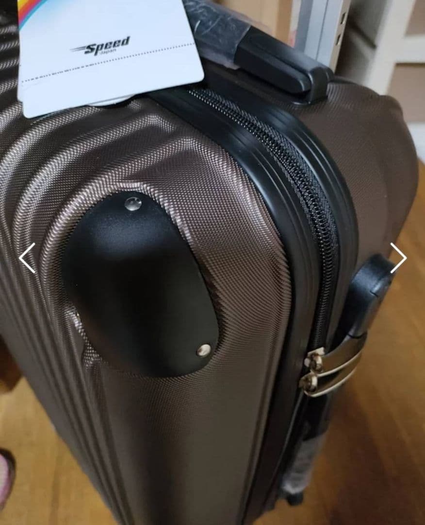 大容量　軽量　スーツケース 本体　高品質　Lサイズ　XLサイズ ダークブラウン