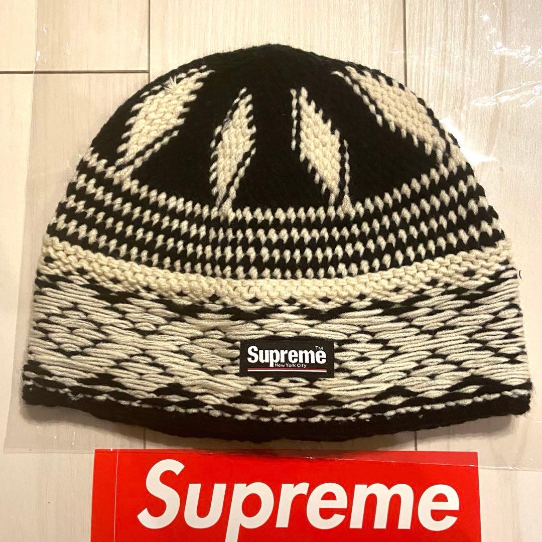 【新品】 Supreme 24FW Diamond Beanie 黒