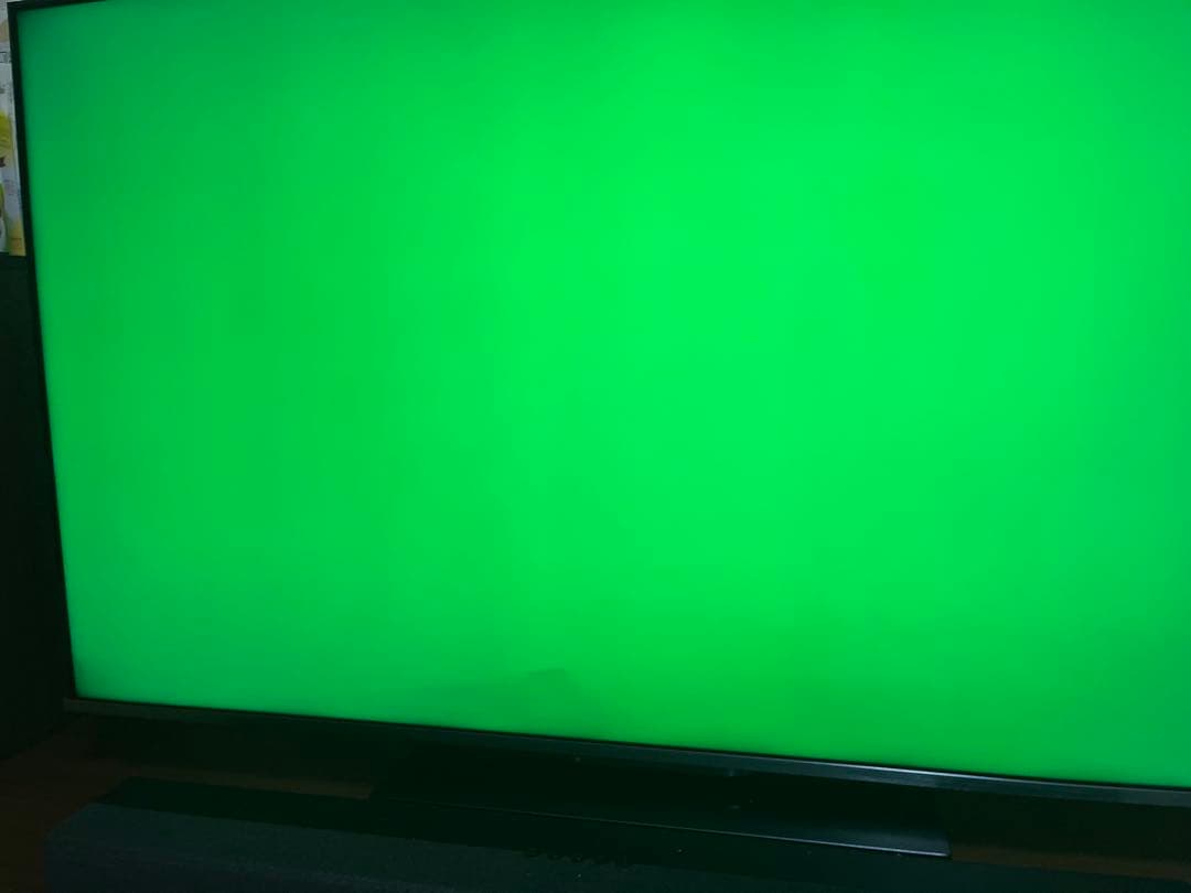 REGZA 55V Z670K 4K液晶テレビ下部に少し焼き付き有り