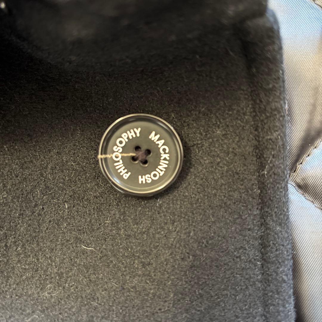 MACKINTOSH PHILOSOPHY 濃紺ウールコート サイズ42