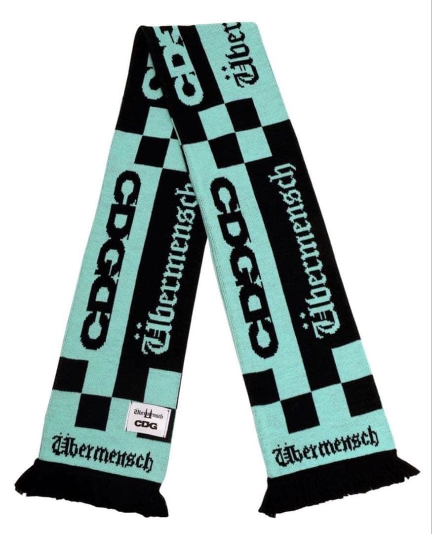 CDG G-DRAGON CHECKERED STOLE Gドラゴン　マフラー