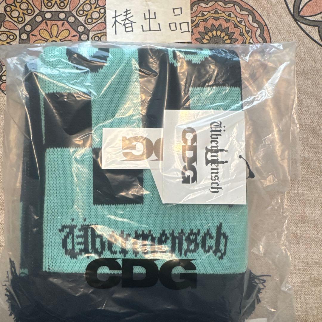 CDG G-DRAGON CHECKERED STOLE Gドラゴン　マフラー