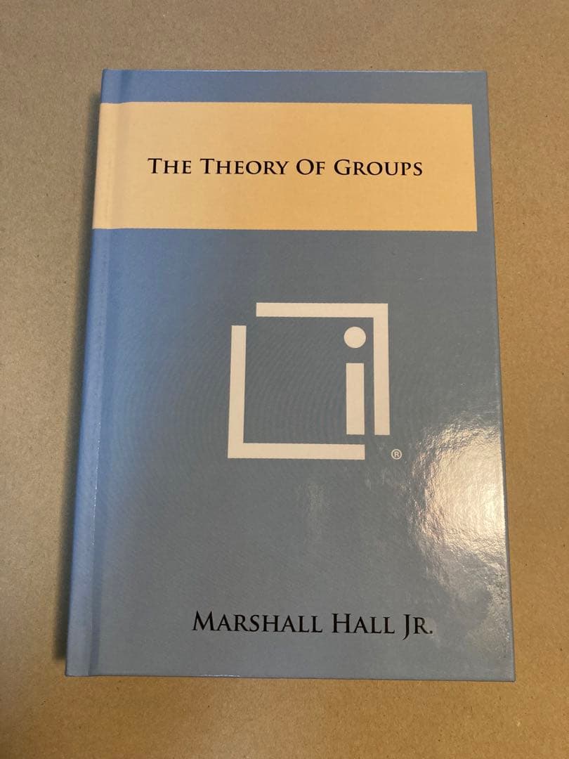 洋書 The Theory Of Groups by Marshall Hall Jr