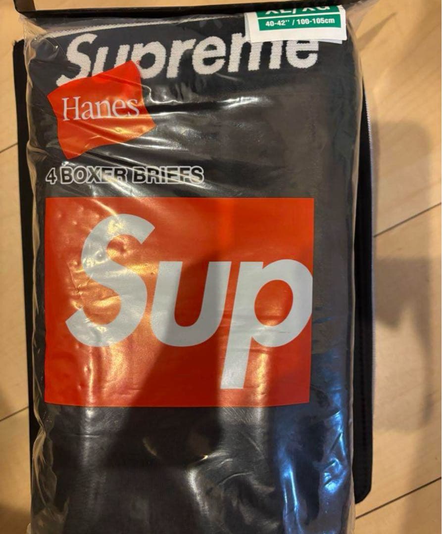 XLサイズ5枚Supreme Hanes® Boxer Briefs Bla
