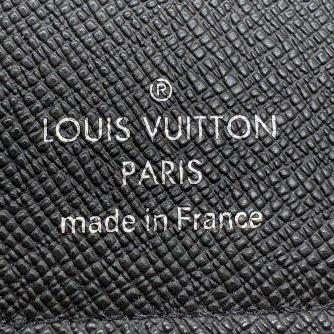 【極美品 近年モデル】ルイヴィトン マネークリップ タイガ M62978 黒