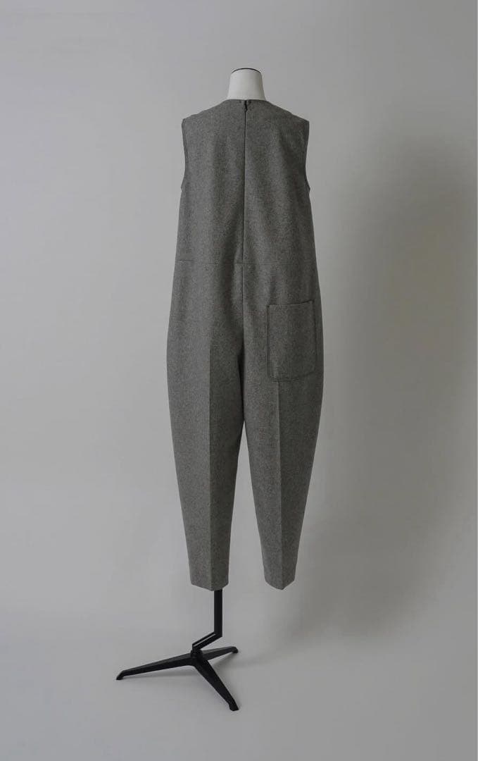 LOHEN フランネルバイカラーステッチオールインワン