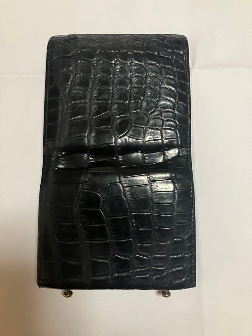 エムピウ　ミッレフォッリエ クロコダイル　1枚革　ナイルクロコ