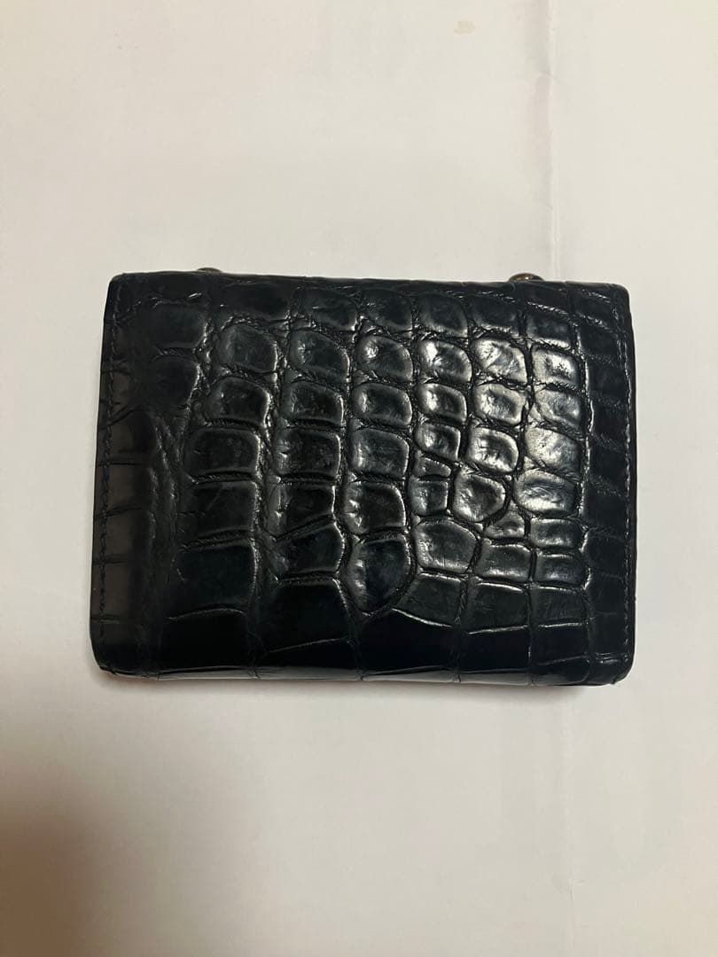 エムピウ　ミッレフォッリエ クロコダイル　1枚革　ナイルクロコ