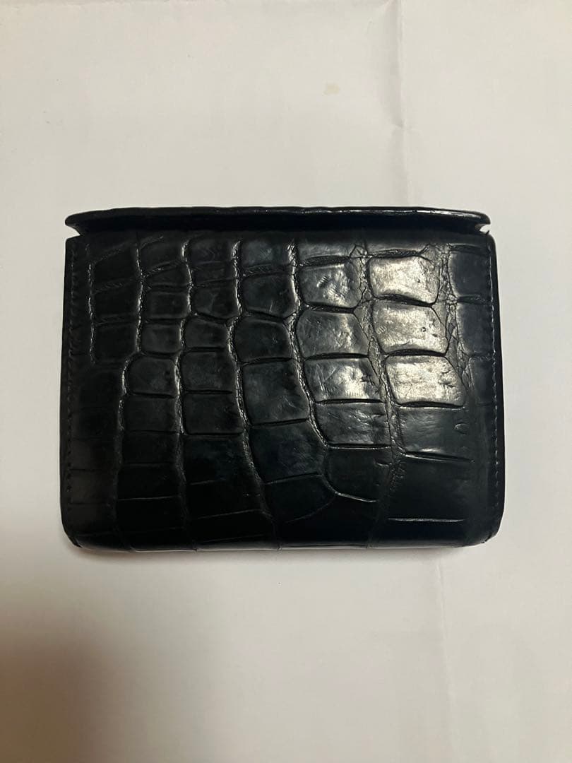 エムピウ　ミッレフォッリエ クロコダイル　1枚革　ナイルクロコ