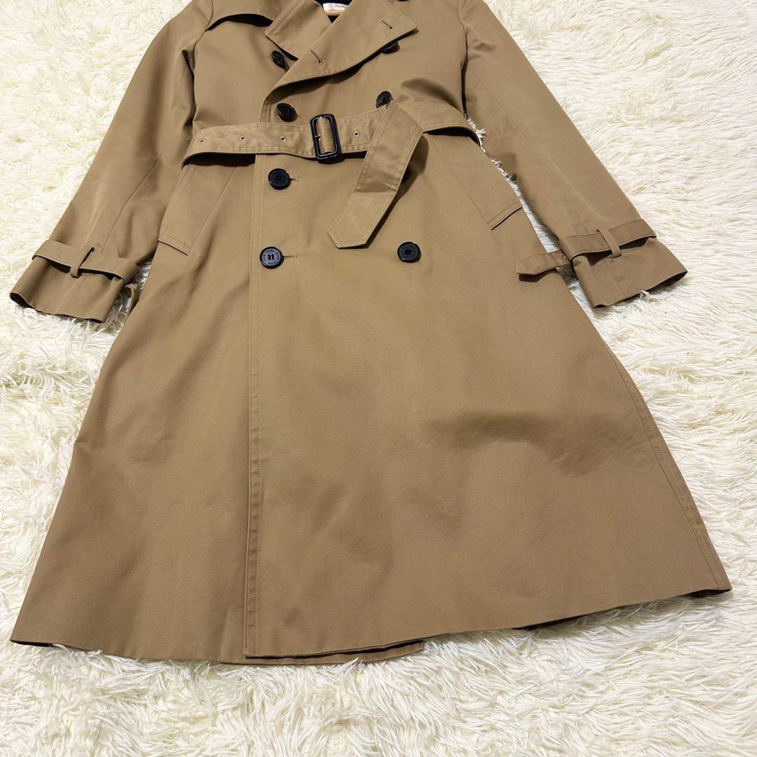【最終価格】HYKE トレンチコートレギュラーライナー ベルト付き S ベージュ