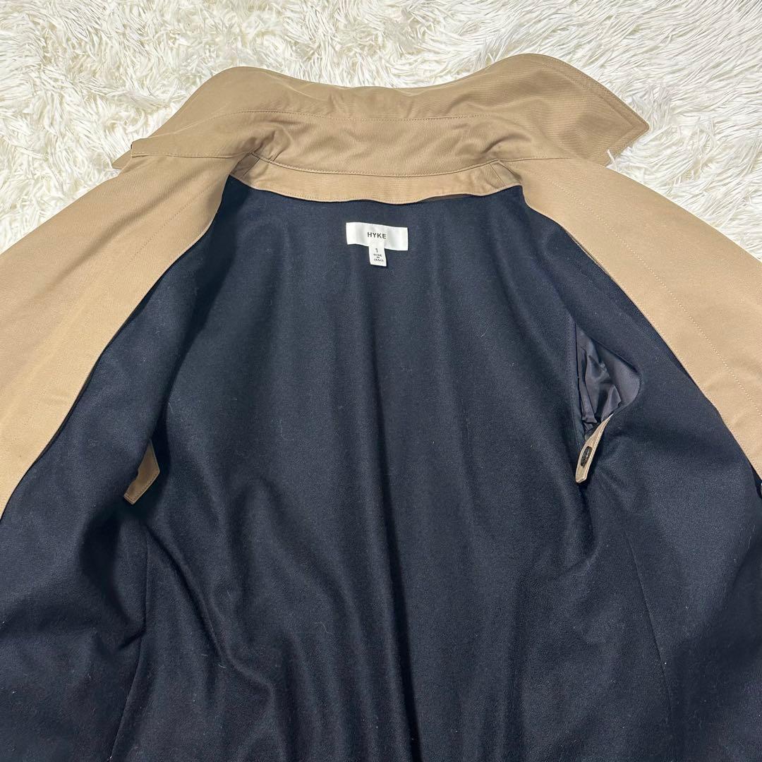 【最終価格】HYKE トレンチコートレギュラーライナー ベルト付き S ベージュ