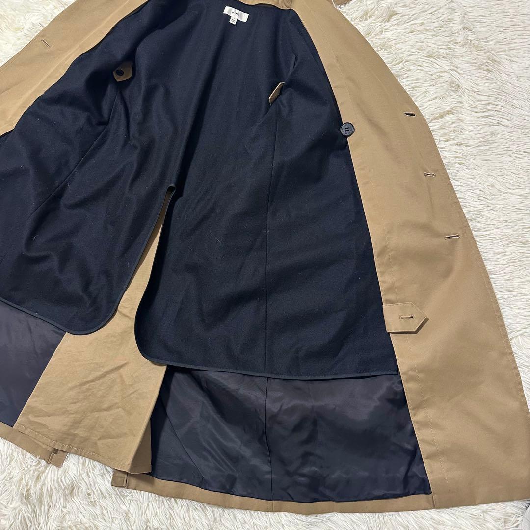 【最終価格】HYKE トレンチコートレギュラーライナー ベルト付き S ベージュ