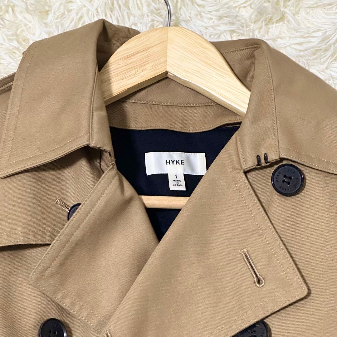 【最終価格】HYKE トレンチコートレギュラーライナー ベルト付き S ベージュ