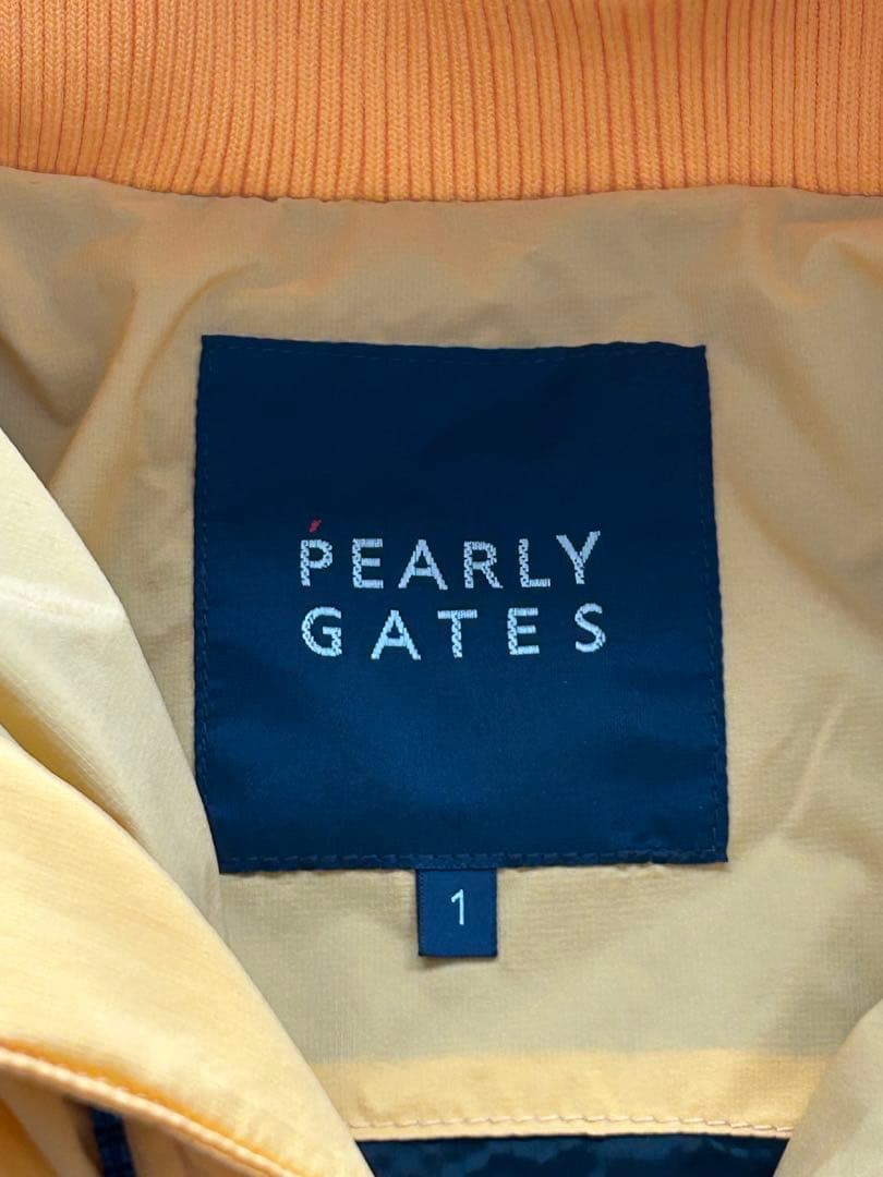 PEARLY GATES オレンジ系ダウンジャケット
