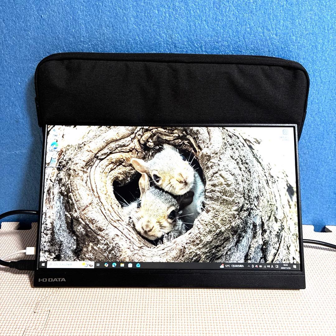 中古動作美品I-O DATA モバイルモニターLCD-CF161XDB-M-B