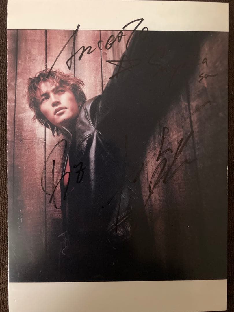 B'z 稲葉浩志　直筆サイン