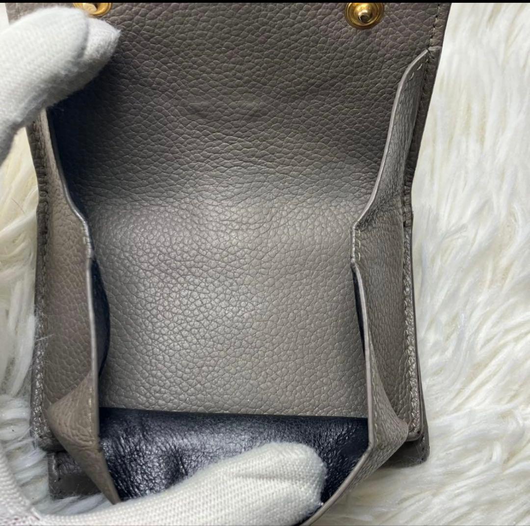 SAINT LAURENT オリガミ タイニー 折り財布 カサンドラ