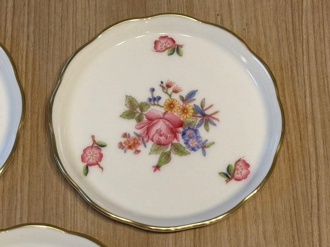 RITAO CHAN公式アカウント03専用 ヘレンド 花柄陶器皿5枚セット