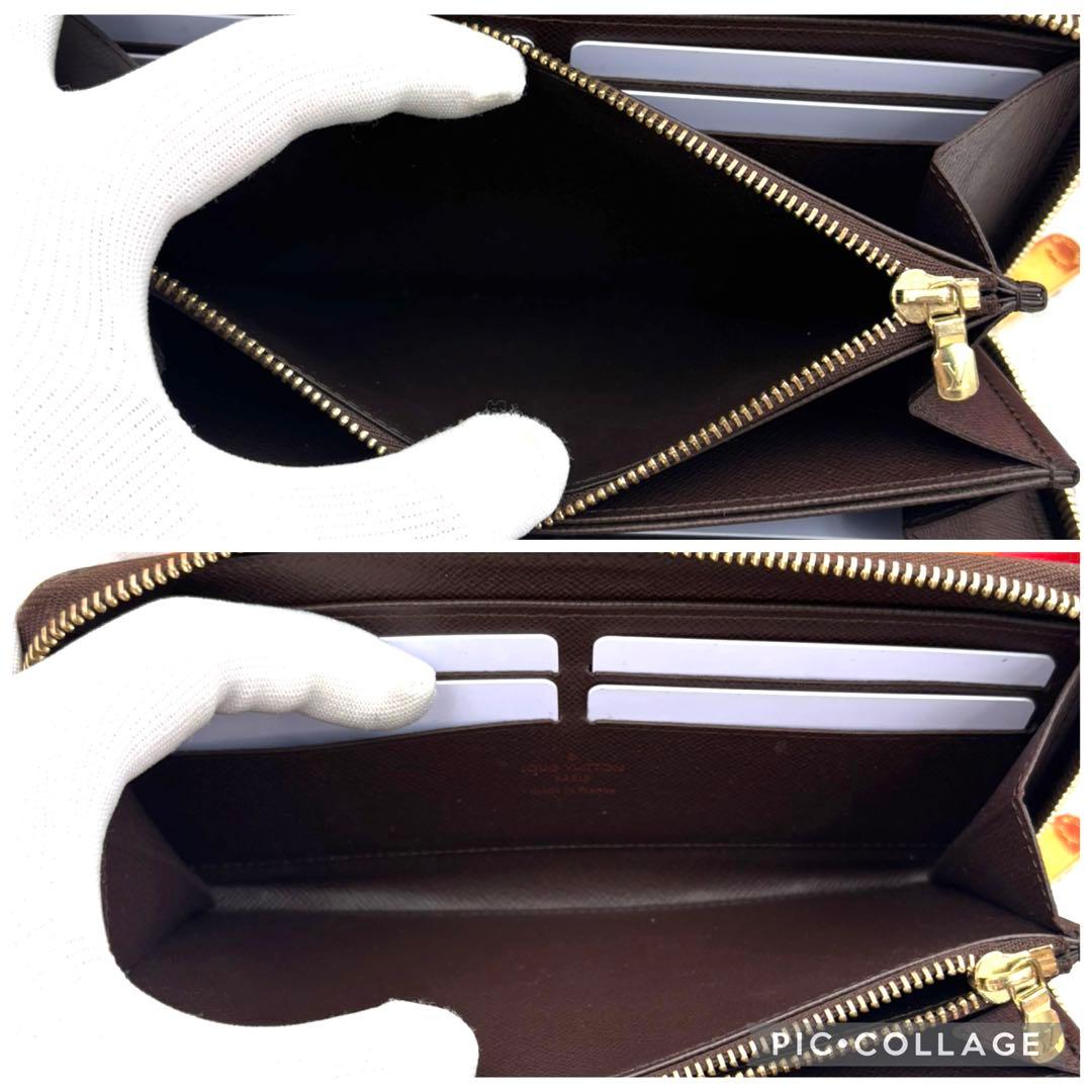 【新品同様】 ルイヴィトン ダミエ ジッピーウォレット 長財布