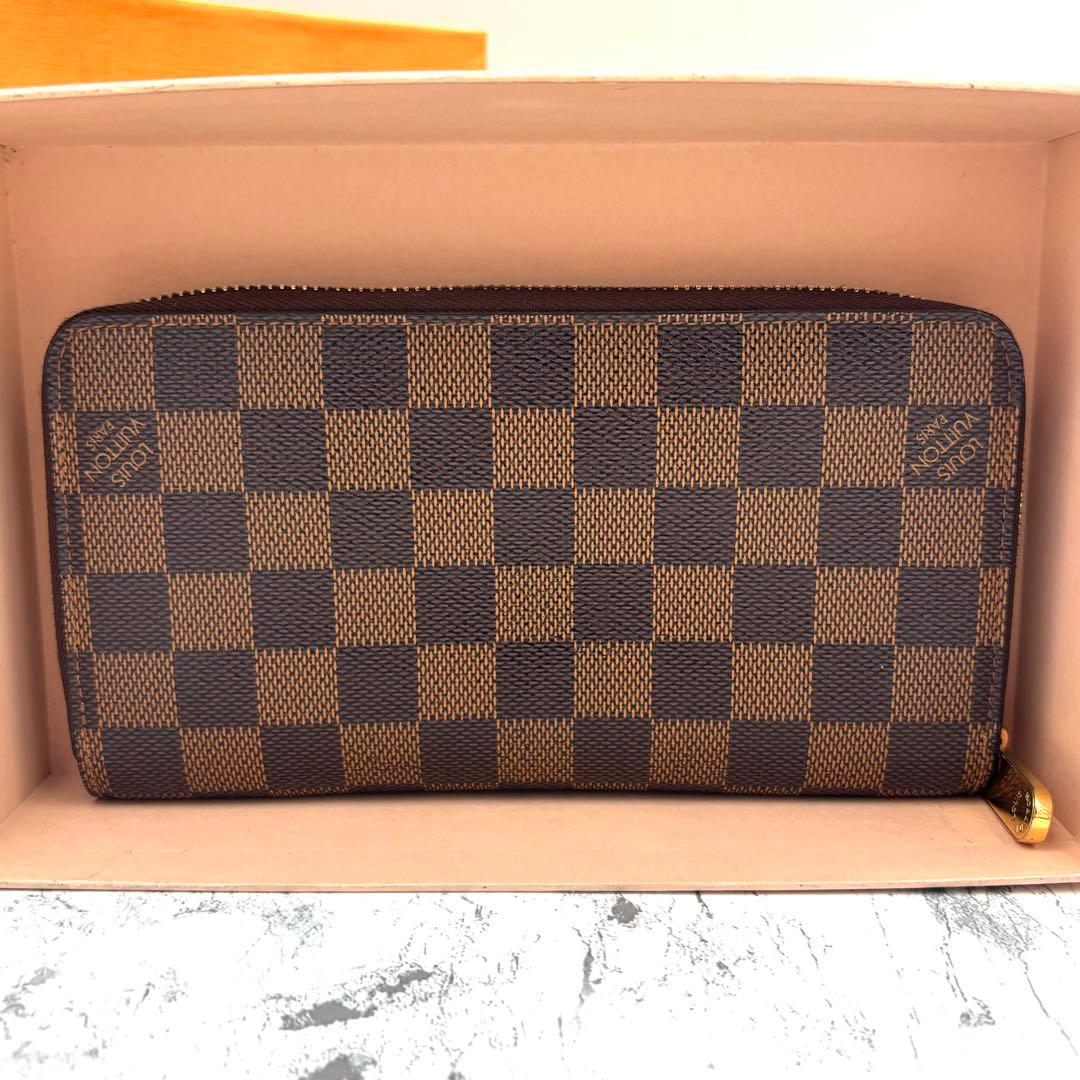 【新品同様】 ルイヴィトン ダミエ ジッピーウォレット 長財布