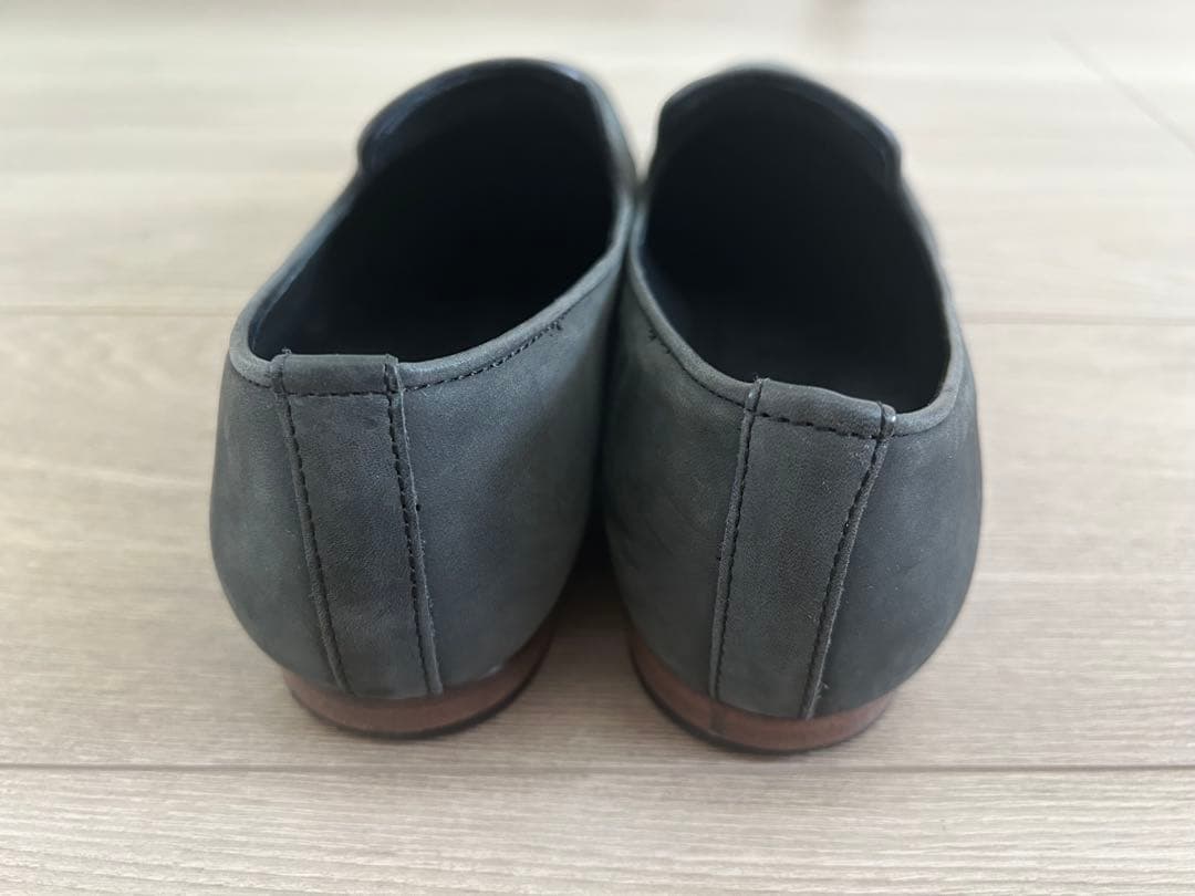 evam eva レザースリッポンシューズ 38 スミ