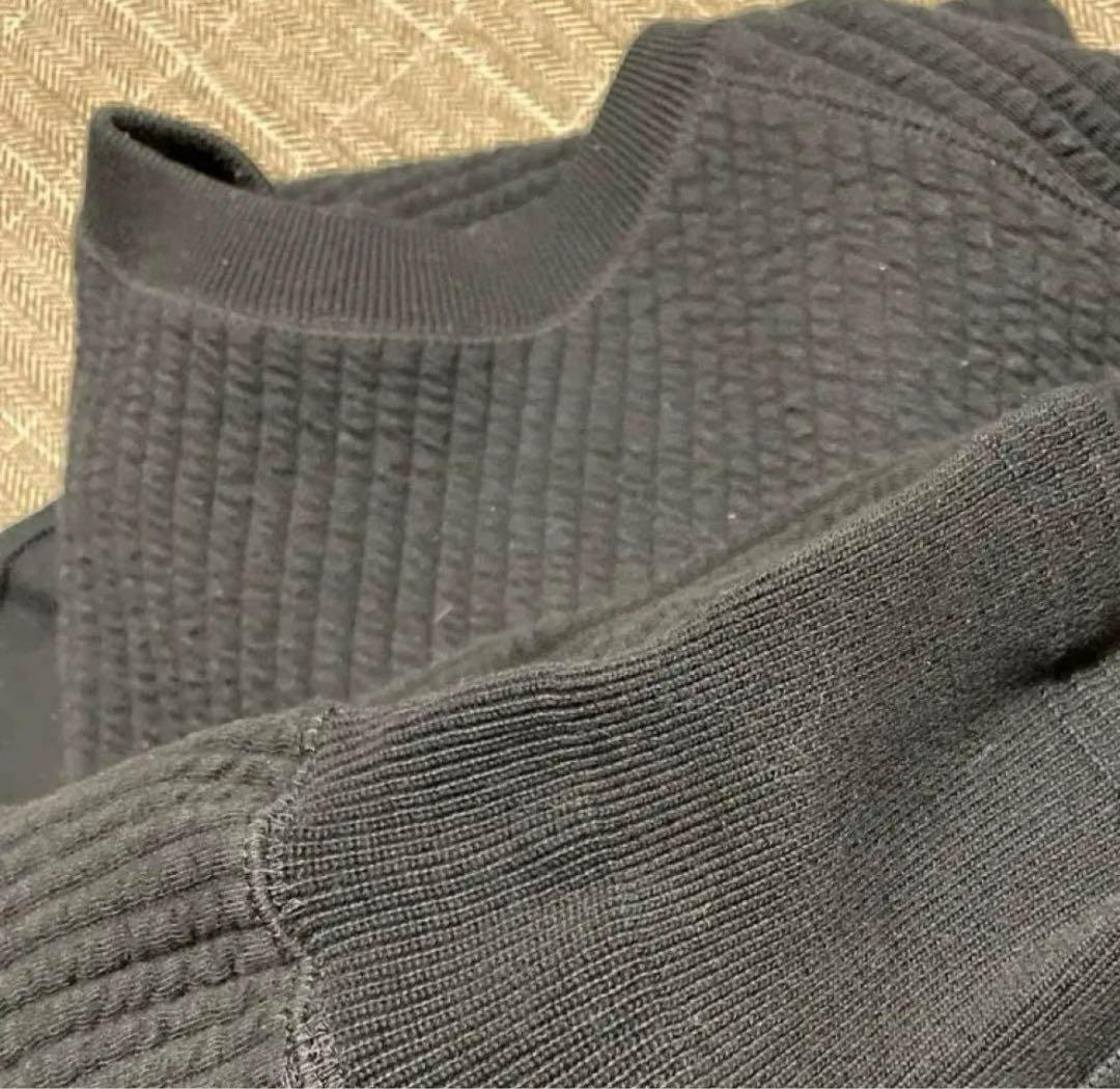 M.U japoness ロングスリーブ 凸凹 スウェット otii