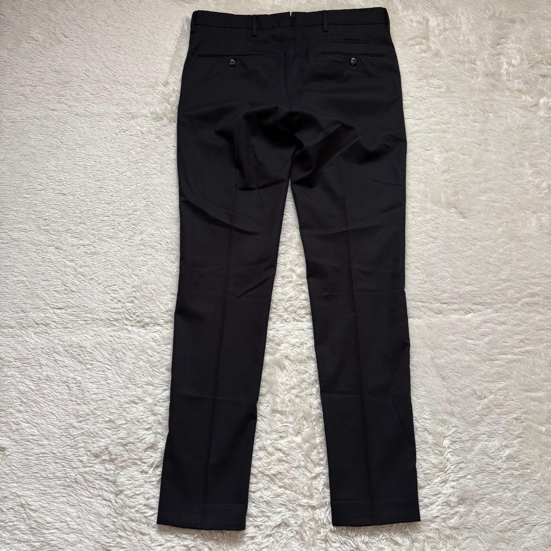 PT01 スラックス ノープリーツ ストレッチ ウール 46