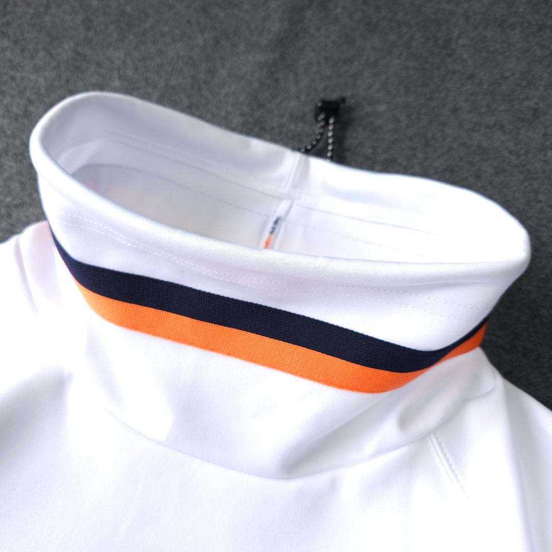 人気完売品 2025年 ラフアンドスウェル トリカラーオフタートル トレーナー白